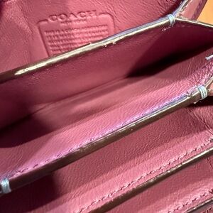 Coach Women's Mauve Leather Wallet